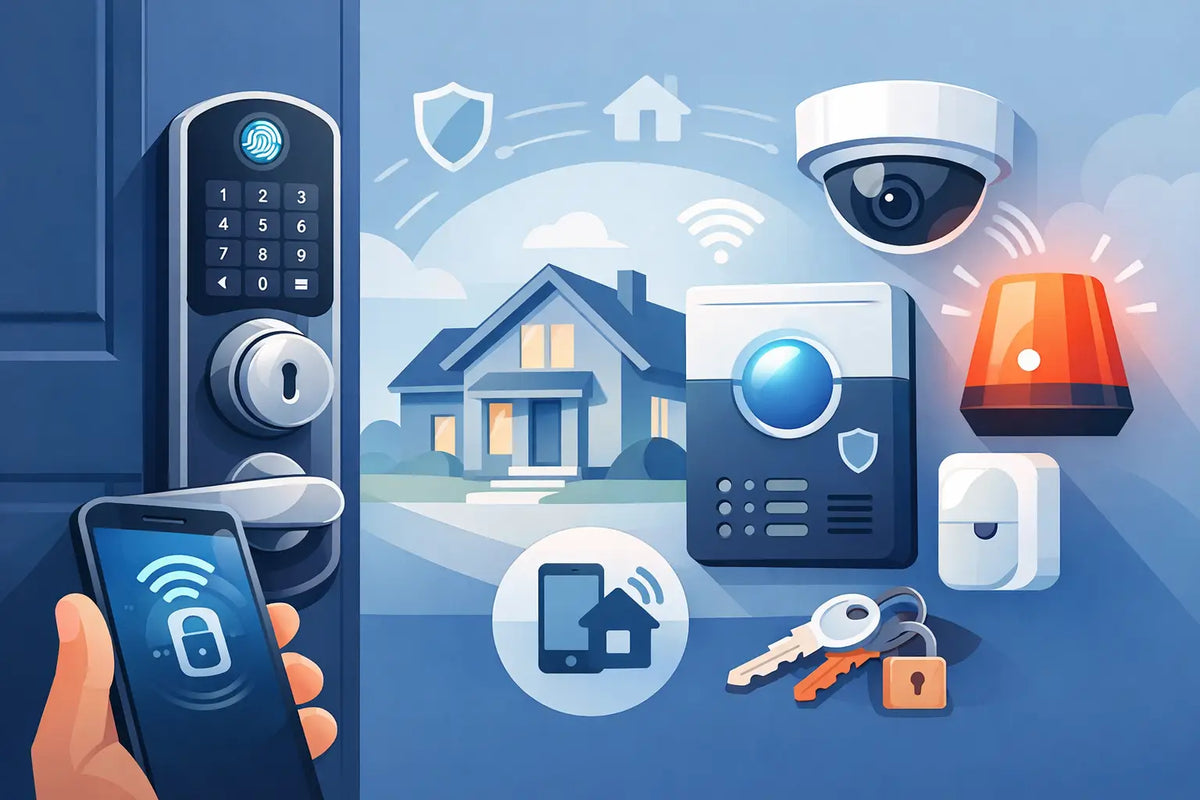 Smart lock of alarmsysteem kiezen voor uw woning