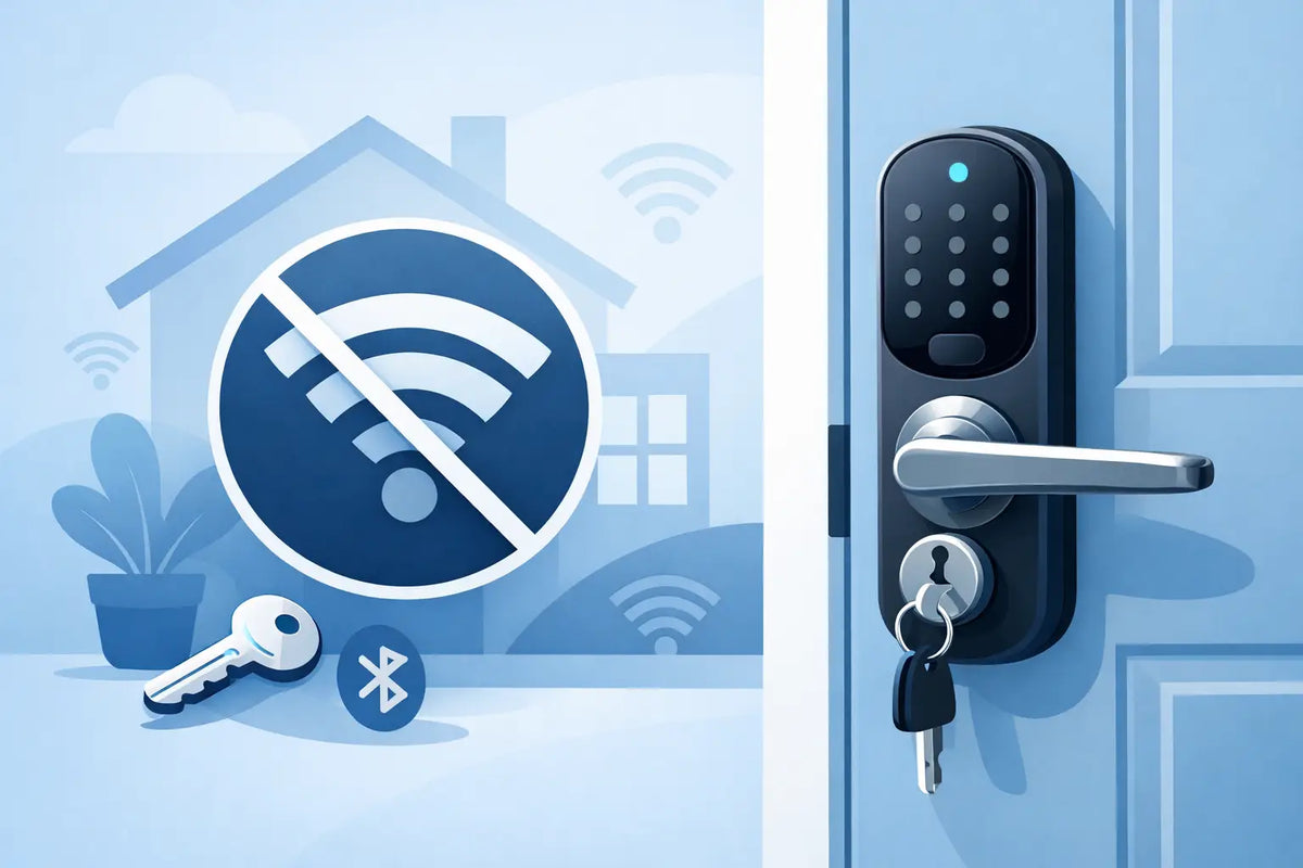 Werkt een slim deurslot zonder wifi thuis?