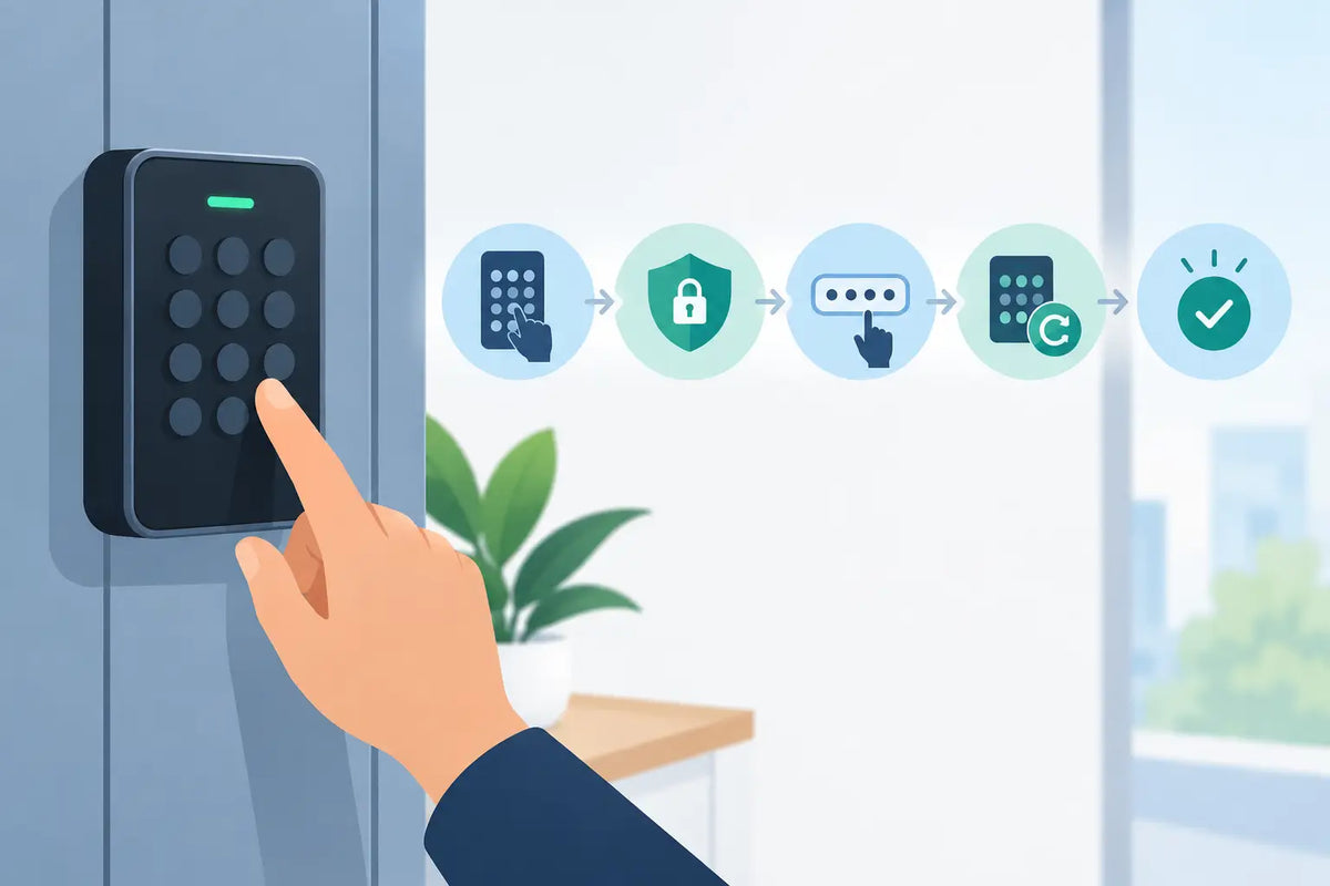 Keypad toegangscode wijzigen in 5 stappen