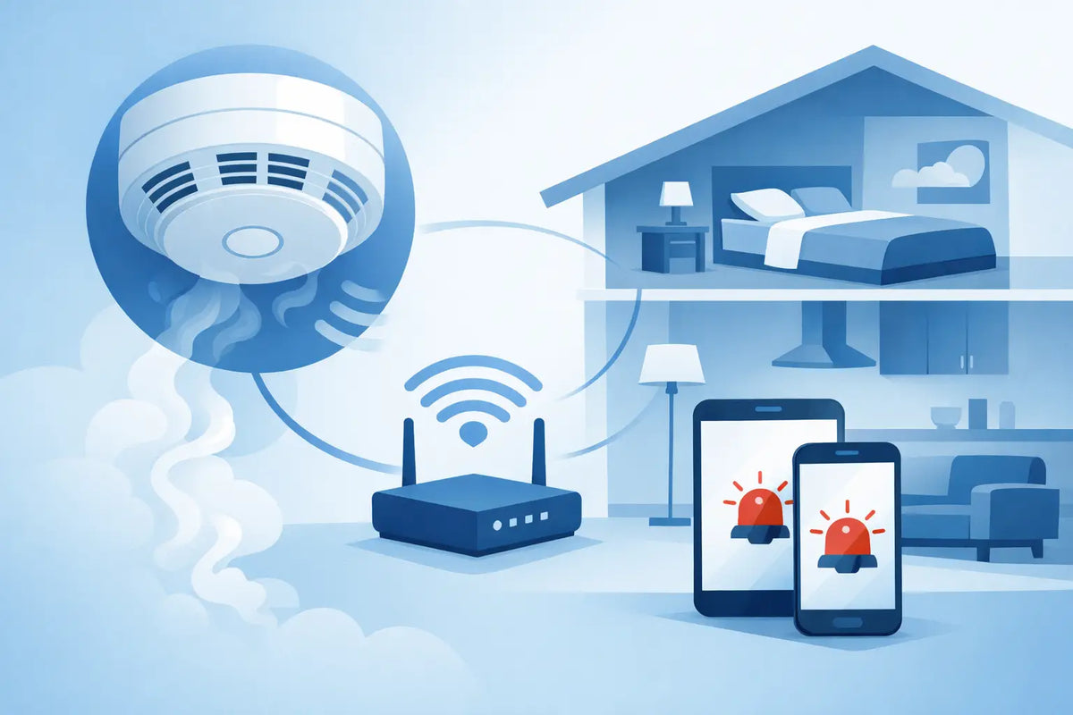 Brandmelder via wifi koppelen in uw woning
