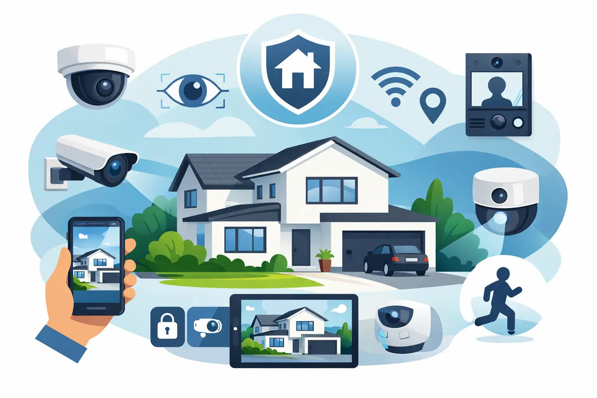 Gids camerabewaking rond huis voor meer controle