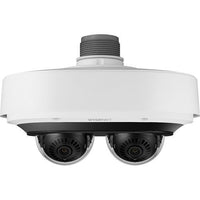 Hanwha PN-7082RVD P Series zijaanzicht met aansluitingspunt