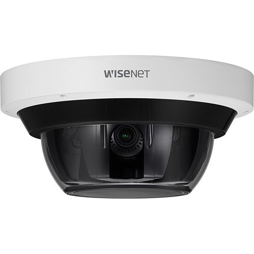 Hanwha PNM-9084RQZ1 Wisenet P Series 5 MP Vooraanzicht camera recht