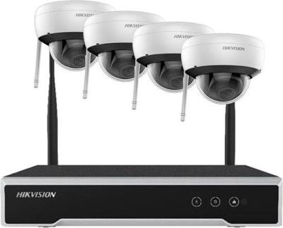 Hikvision NK44W1H(E)(O-STD)/EU Videobewakingskit met 4-kanaals Camera's boven hangend