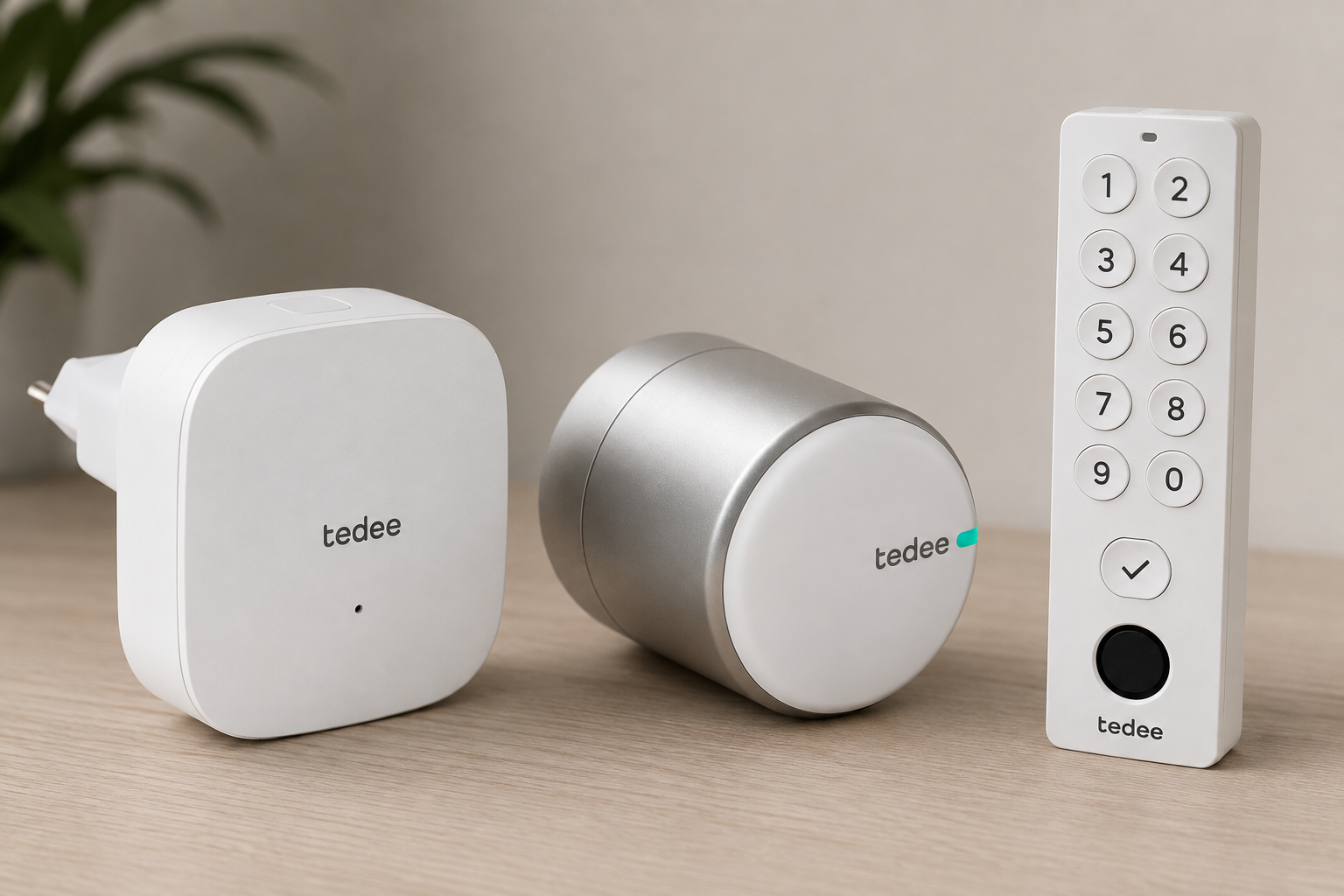 Starterpakket Slimme Sloten – Tedee Go2, Bridge en Keypad