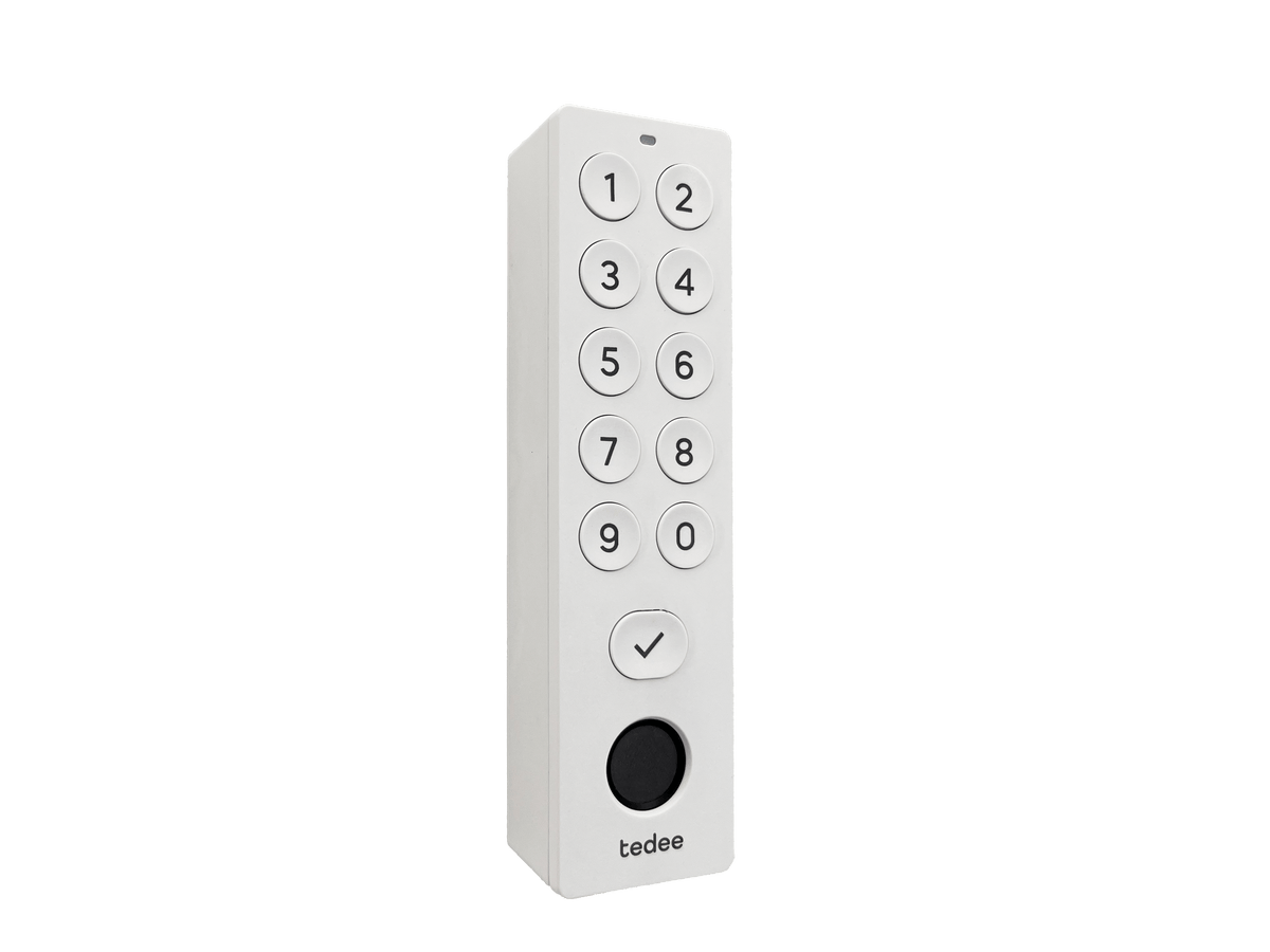 Tedee KPDW – Draadloos Keypad met PIN-toegang wit